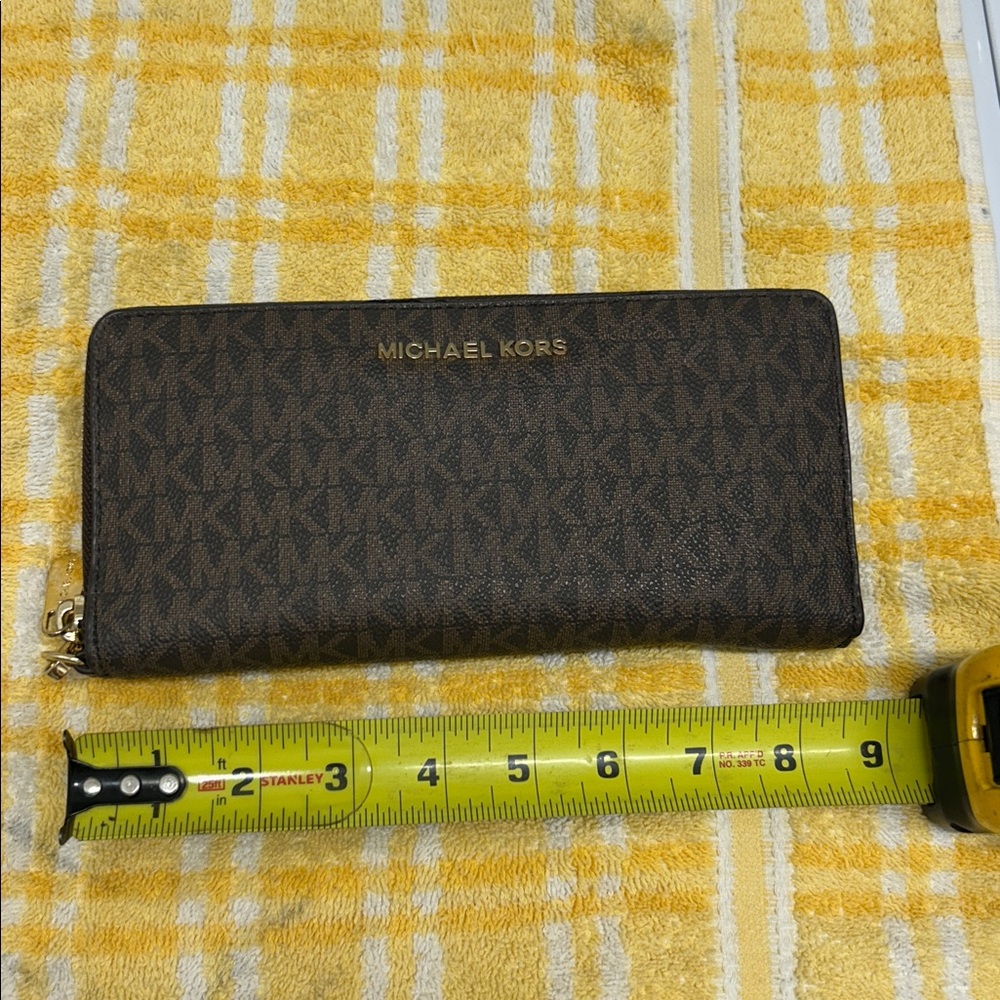Michael Kors Brown Logo Wristlet - Picture 8 of 8